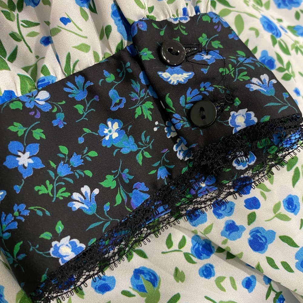 Zara | Cropped Floral Blouse - Picture 11 of 11